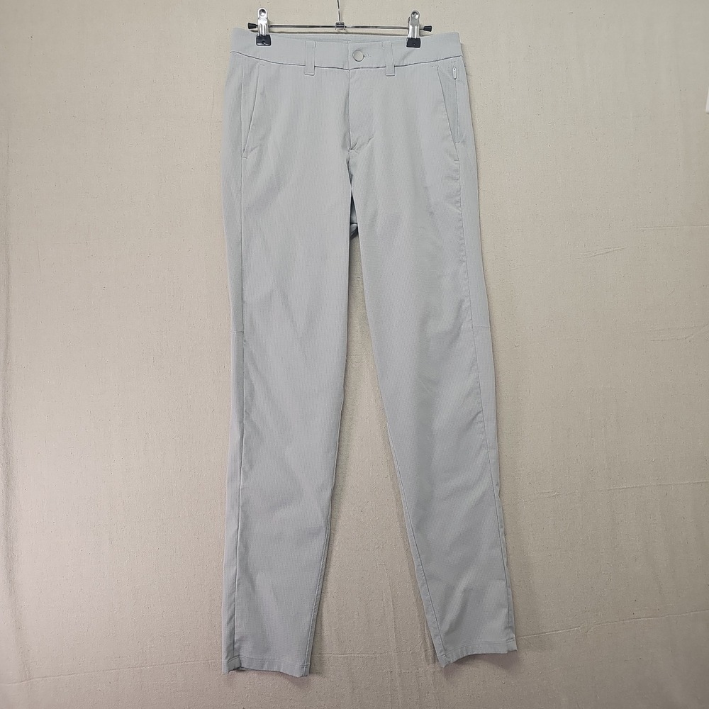 Lululemon Commission Ventlight Slim Fit Men's 28 Gray Pants LM5AF5S Athleisure